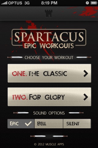 Spartacus Epic Workouts screenshot 2