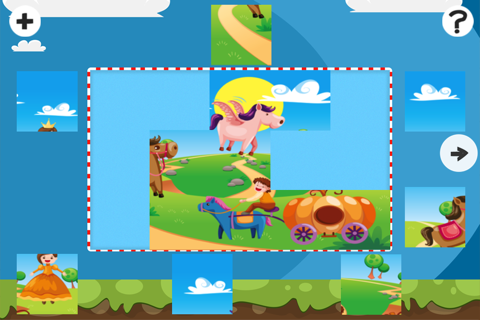 Puzzle The Fairy Tale World With Horses! Free Kids Learning Game For Logical Thinking with Fun&Joy screenshot 2