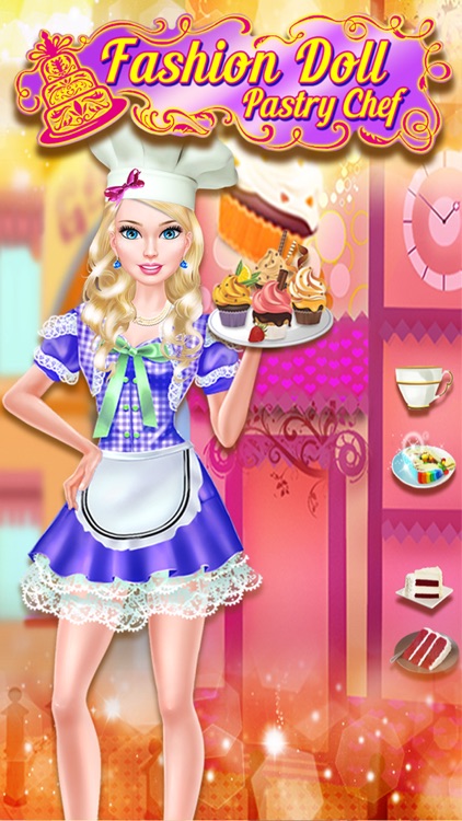 Fashion Doll: Be A Pretty Pastry Chef! screenshot-3