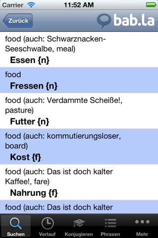 Deutsch-Englisch Wörterbuch screenshot 2