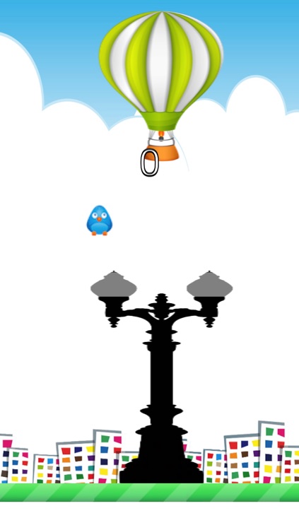 Flappy Blue - City Bird screenshot-3