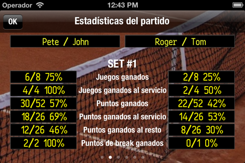 Tennis Scoreboard app screenshot 2