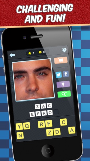 Zoomed in Celebrities Quiz - The best free word game to gues(圖3)-速報App