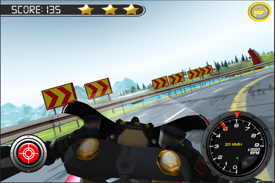 3D Highway Bike Rider Free screenshot 2