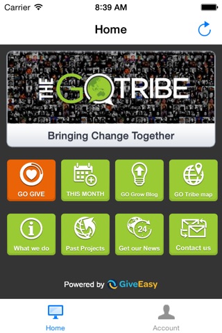 GO Tribe - Bringing Change Together: Donate to 1 issue and 1 project at a time screenshot 2