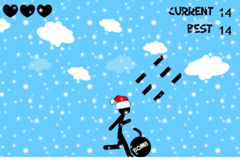 Stick Man Santa screenshot 2