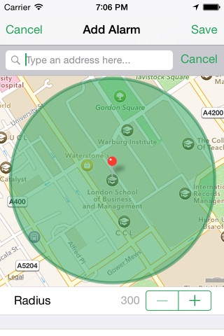 Surge: Location Alarm screenshot 2