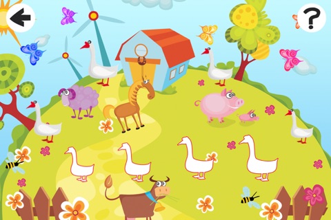 Animals of the Farm Sort By Size Game: Learn and Play for Children screenshot 2