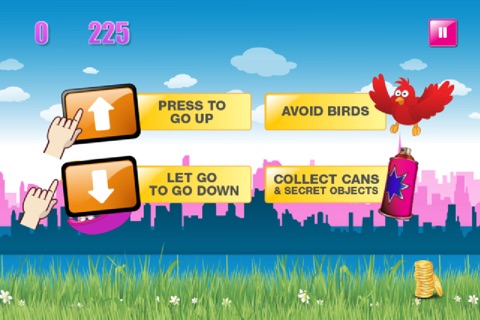 Flying Girl Game by Cool Fun Apps screenshot 2
