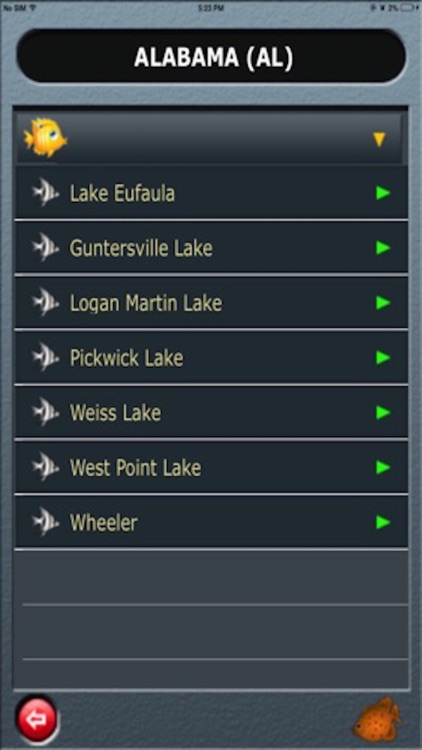 Fishing Lakes-USA