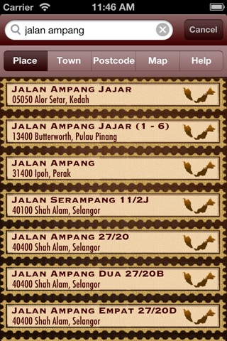 Malaysia Postcode Finder screenshot 2