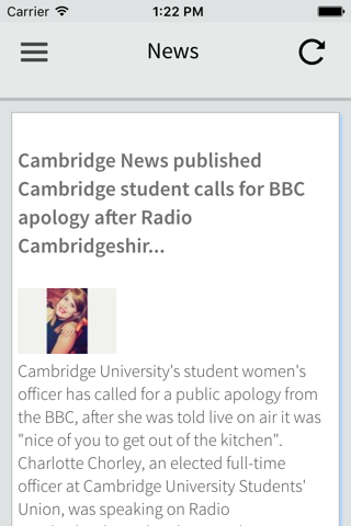 Cambridge local news screenshot 2