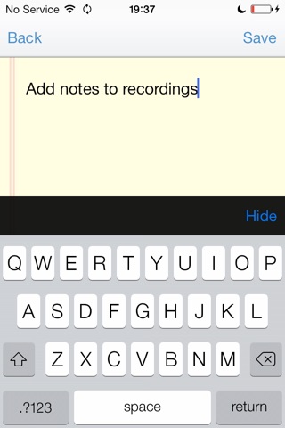 Voice Recorder for iPhone screenshot 3