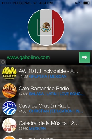 Mexico Radio - Escucha las mejores radios Mexicanas (México) screenshot 2