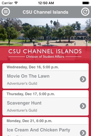 CSU Channel Islands Events screenshot 2