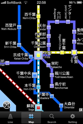 TOKYO x CHIBA Route Map screenshot 4