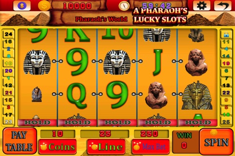 Ancient Egypt Pharaoh's Big Lucky Slots Machine Game screenshot 3