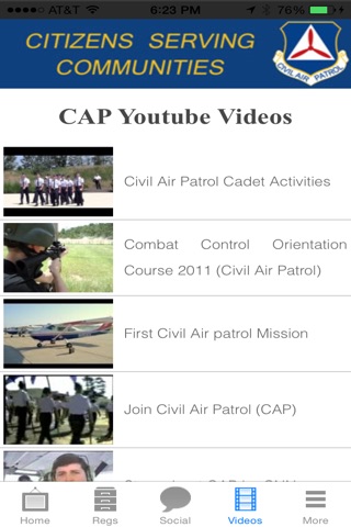 Civil Air Patrol for iPhone screenshot 4