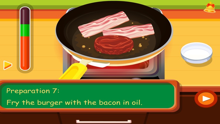 Tessa’s Hamburger – learn how to bake your hamburger in this cooking game for kids