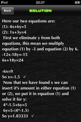 iAlgebra+ screenshot 2