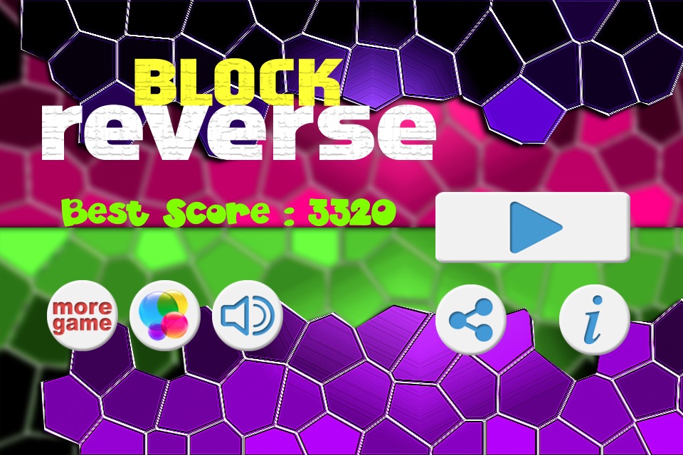 Block Reverse - Geometry Reverse Dash - Don't touch the Spikes Block screenshot 3