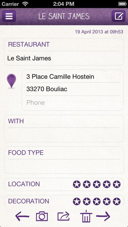 My Foodie Notes