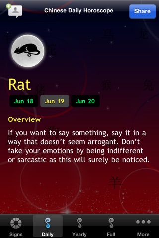 Chinese Horoscope Plus Pro - Read Daily and Yearly Astrology for Every Zodiac Animal Sign in the Calendar Fortune Teller about Love Career Health Wealth screenshot 3