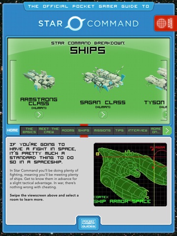 The Official Guide to Star Command HD screenshot 2