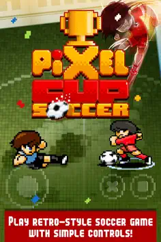 Pixel Cup Soccer - Screenshot 1