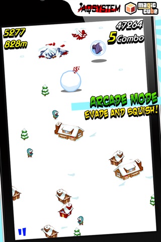 Squish The Zombies - Fun Time Killer Game with snowball screenshot 3