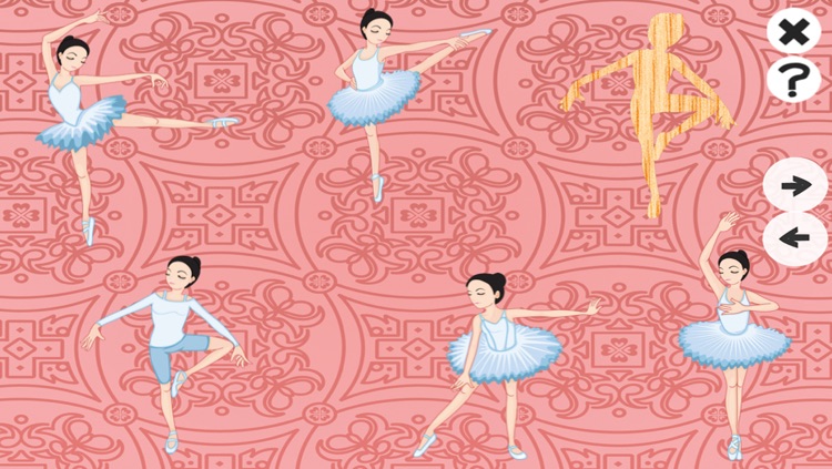 A Ballet Game for Girls: Learn like a ballerina for kindergarten or pre-school