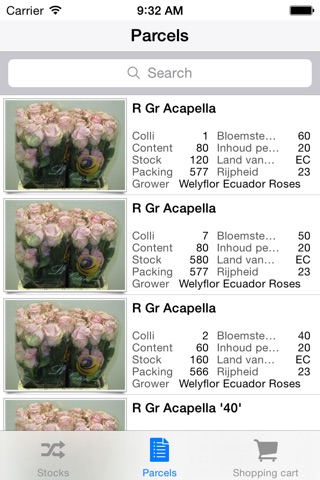 Welyflor WebApp screenshot 2