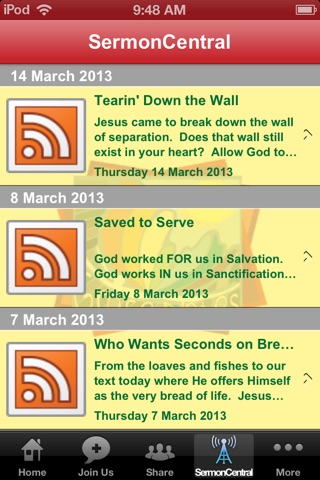 Grace Notes Sermon Ministry screenshot 2