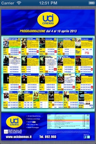 Digital Flyer UCI Cinemas Bicocca screenshot 3