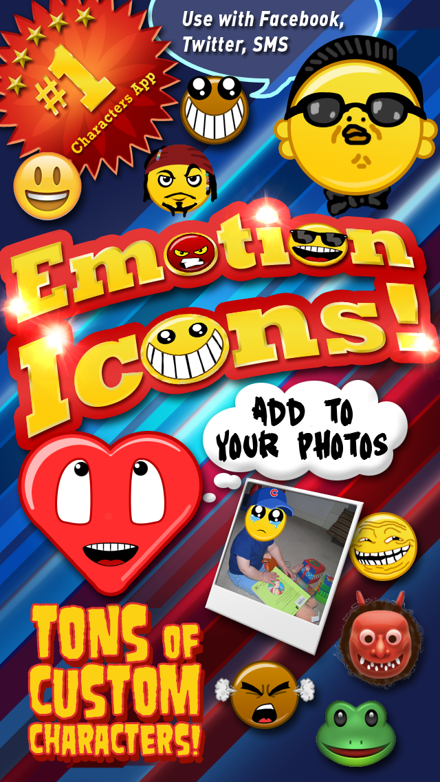 Emoji Characters and Smileys Free Screenshot 1