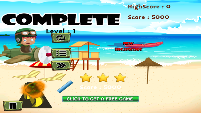 Beach Boom Soldier FREE - Grenade Prevention Challenge(圖5)-速報App