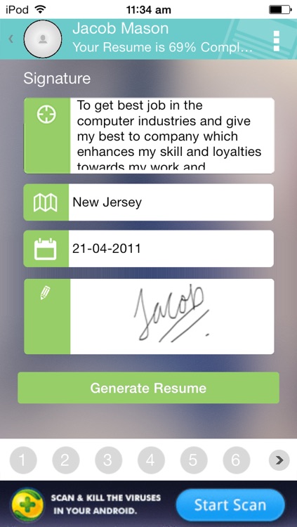 Resume Developer - Create resume on the Go screenshot-3