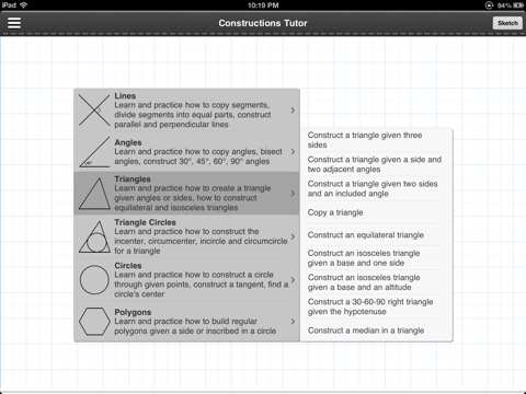 Geometry: Constructions Tutor screenshot 4