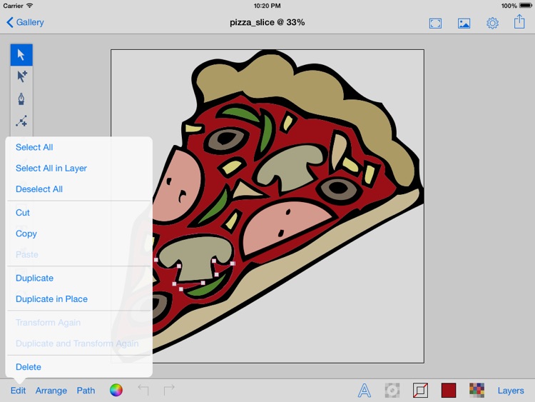 Illustrator for iPad Pro.