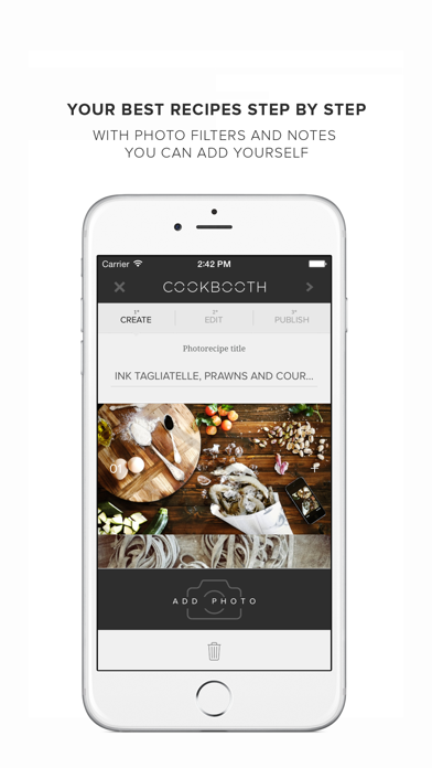 How to cancel & delete Cookbooth. Photo recipes by chefs and foodies. Taste Festival London from iphone & ipad 1