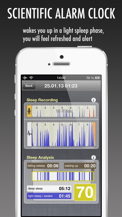 WakeApp Pro - Scientific Alarm Clock & Sleep Recorder