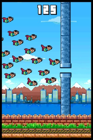 Impossible Flappy Smash - The End of Fatty Super-heroes Free screenshot 2