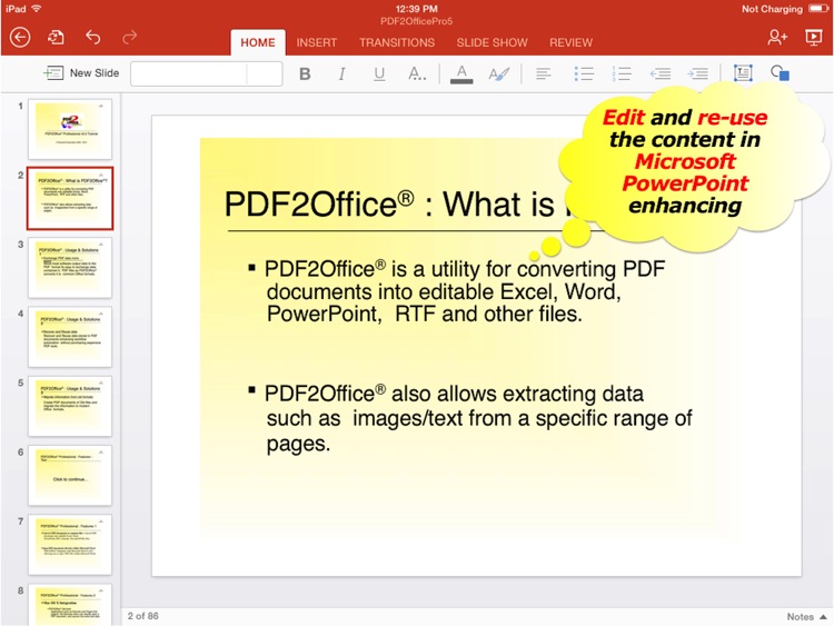 PDF to PPT - PDF2Office 2017 screenshot-4