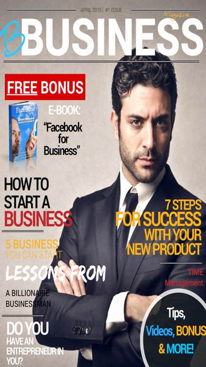 'BBUSINESS: Magazine about how to Start your own Business with New ideas and other Ways to Make Money