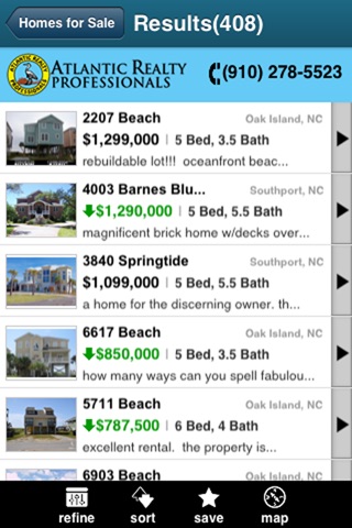 Oak Island Real Estate Sales screenshot 2