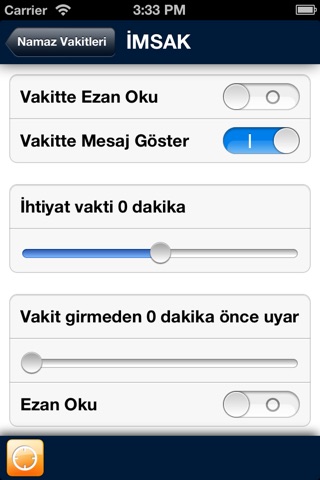 iMürşit Vakit screenshot 2