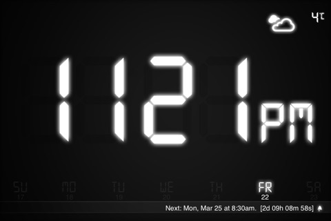 ChronoGrafik-Alarm Clock + Shake to Snooze screenshot 2