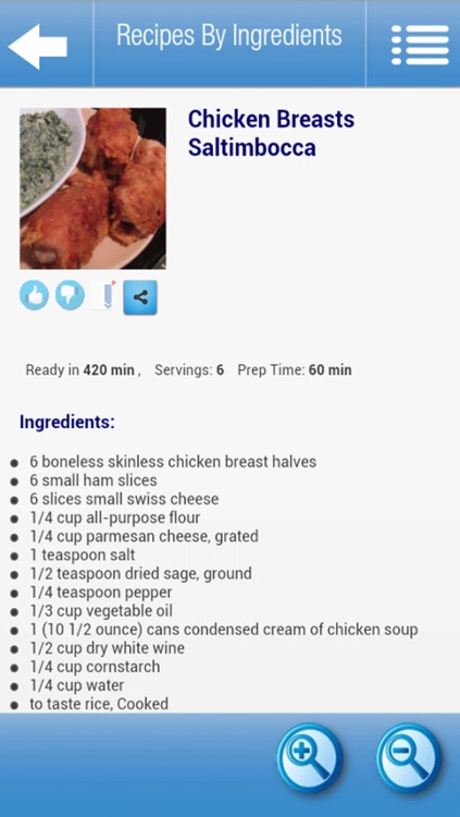 Recipes by Ingredients