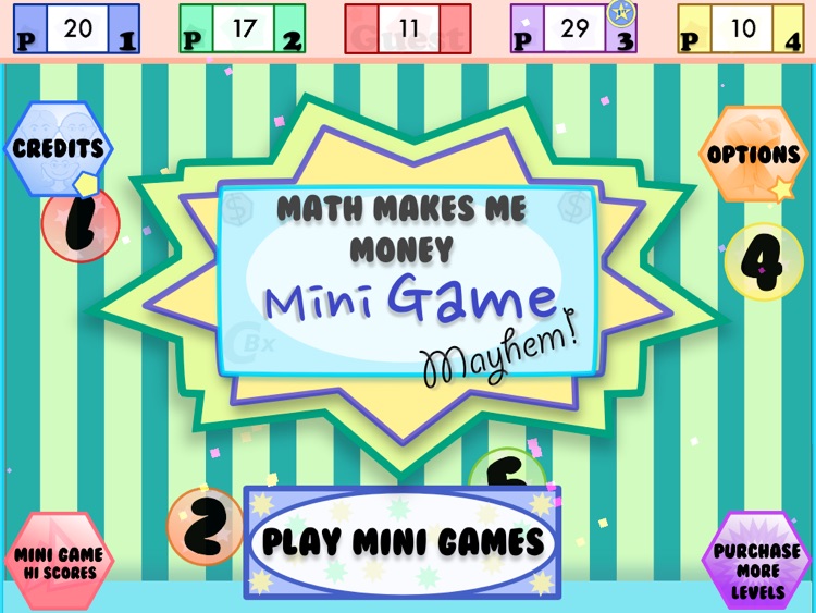 Math Mini Game Mayhem