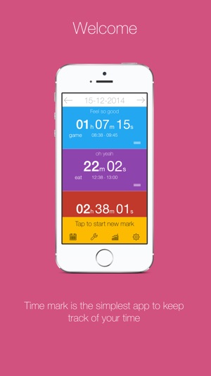 Time Mark - Beautiful Time Tracker With Insights(圖1)-速報App